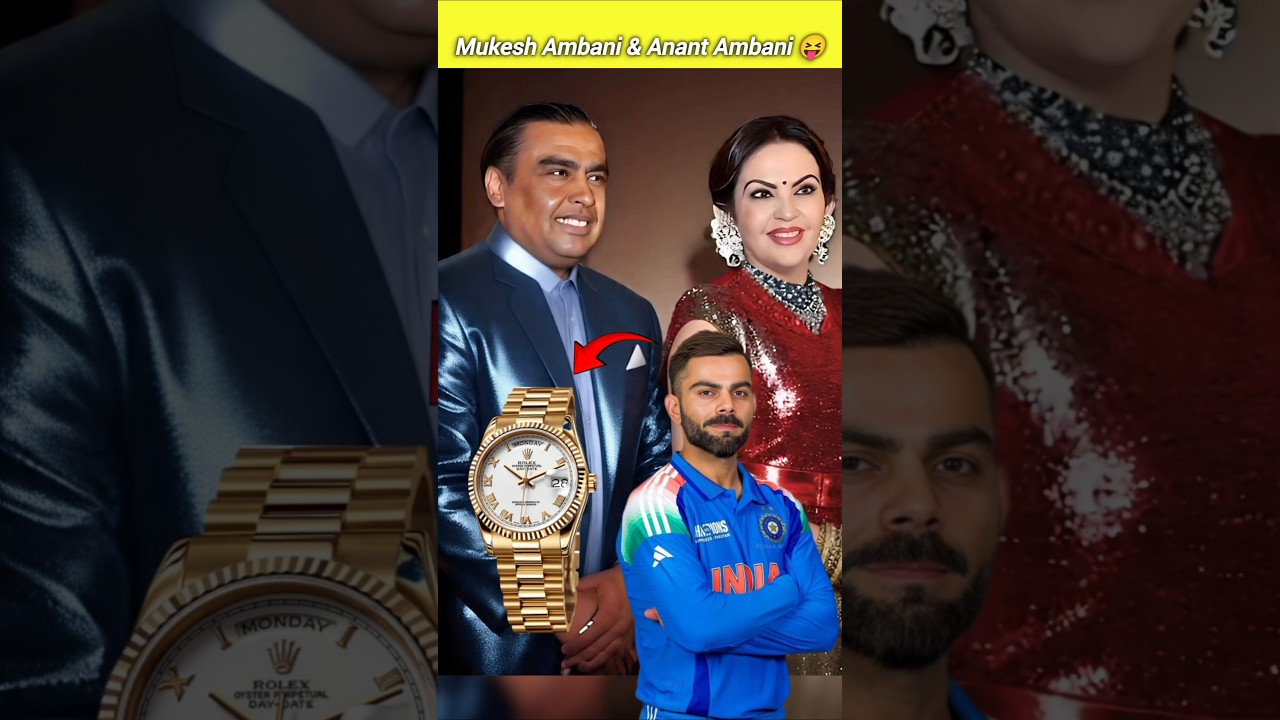 Mukesh Ambani & Anant Ambani 😝#mukeshambani #anantambani #ytshorts