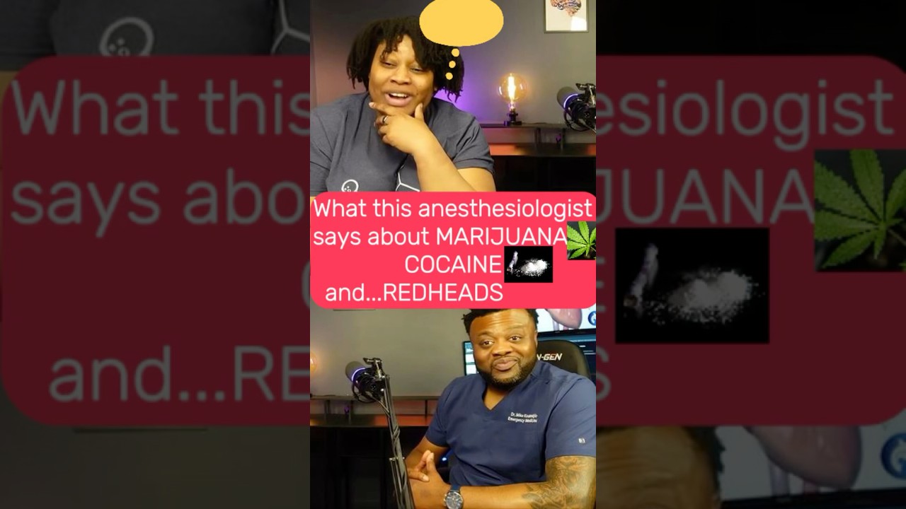 Anesthesiologist explains why it&rsquo;s important to disclose your MARIJUANA & COCAINE use b4 surgery
