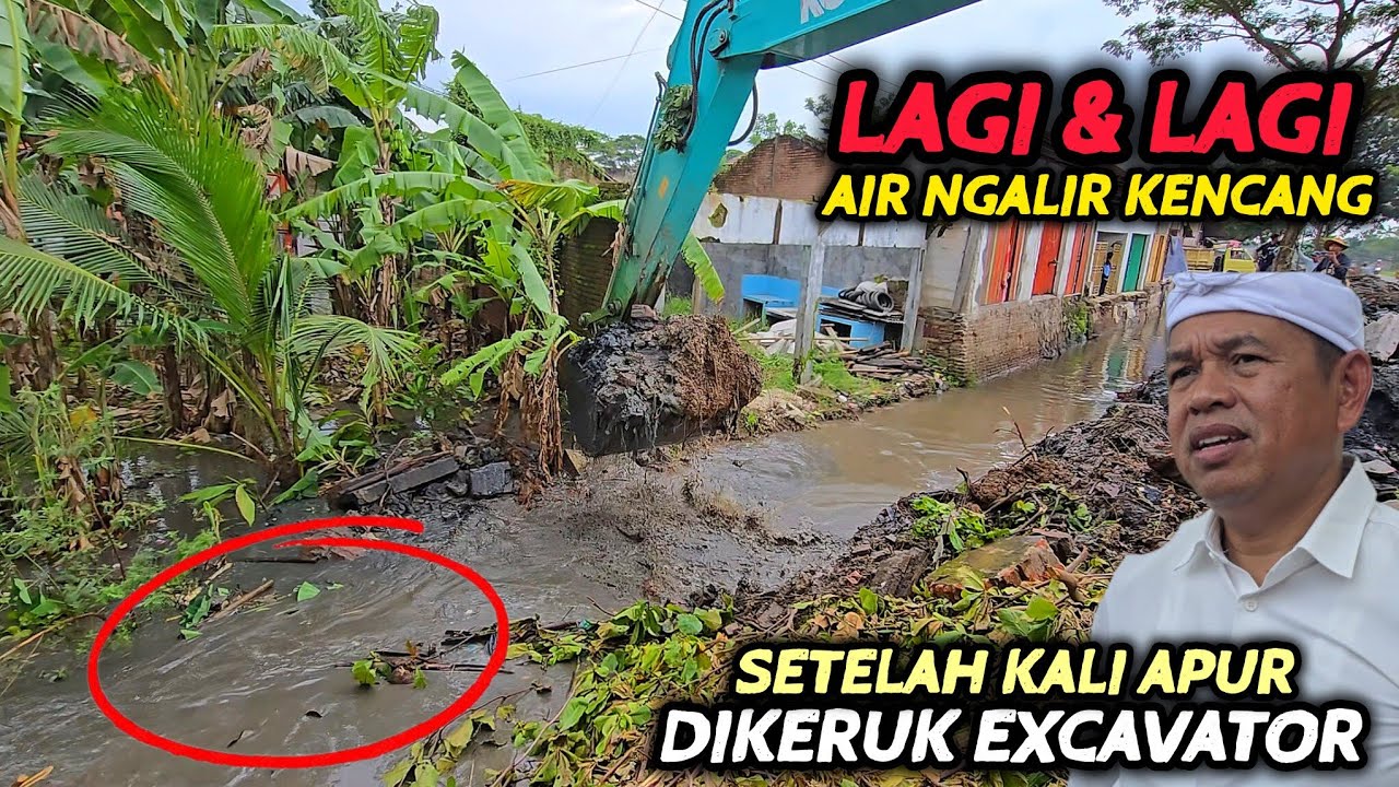NASIB BAIK BANGUNAN KALI APUR DISINI TAK KETEMU PAK DEDI MULYADI, KALAU KDM KEMARI MUKIN RATA