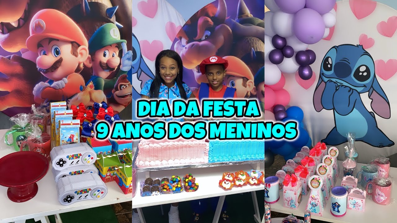 DIA DA FESTA, foi tudo lindo ❤️🎉🎁
