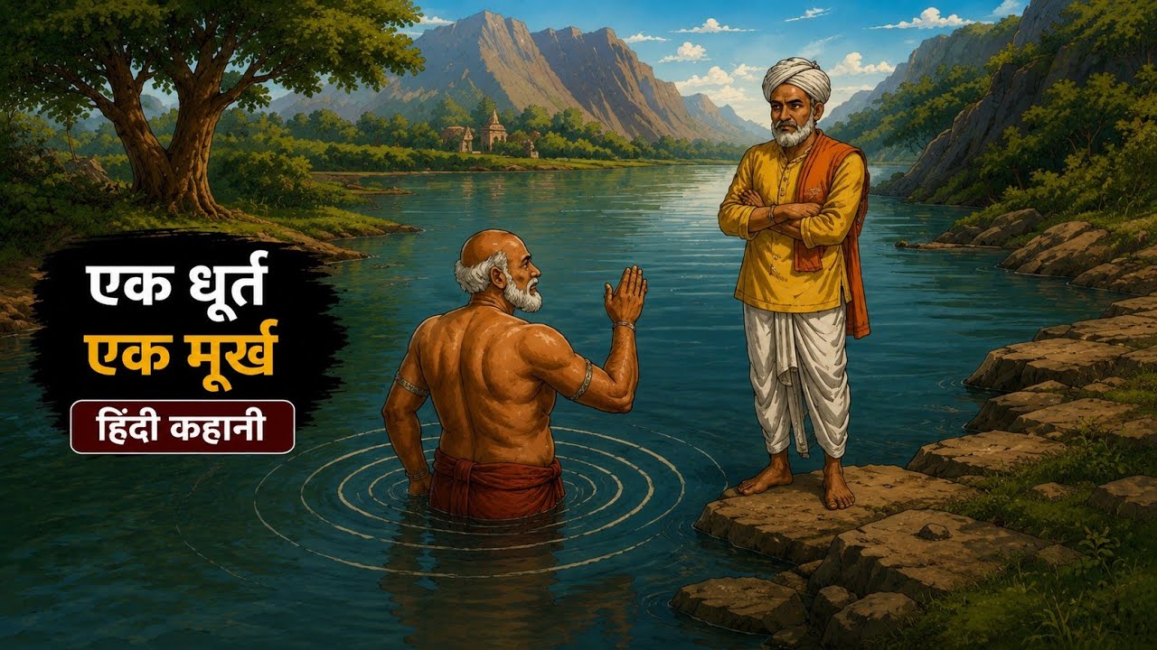 एक धूर्त एक मूर्ख | EK DHURT EK MURKH | Hindi Story | Hindi Kahani | Moral Stories | cartoon story |