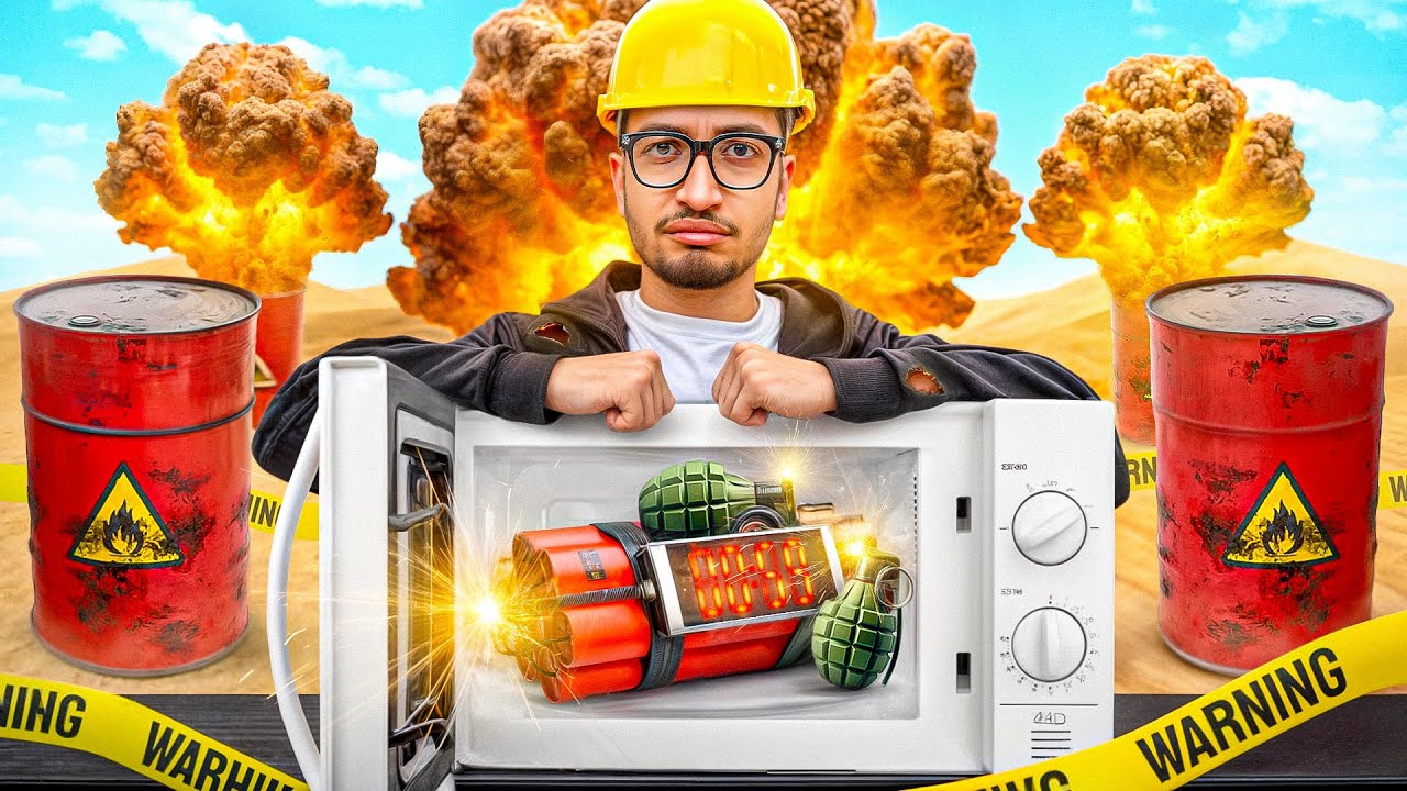 مایکروویو کردن همه چیز بد ترین تصمیم زندگیم بود⚠️(آزمایش علمی)☠️