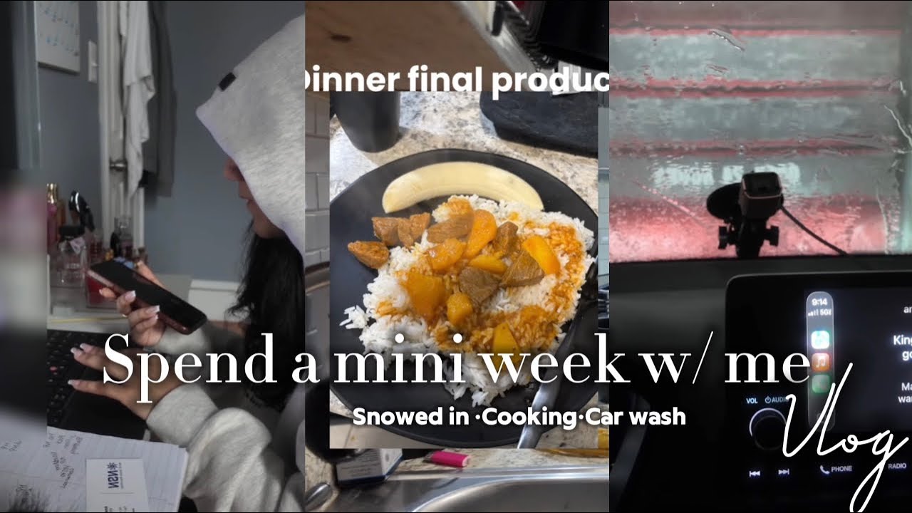 Weekly Vlog. :) Spend the week with me Snowed in!😭