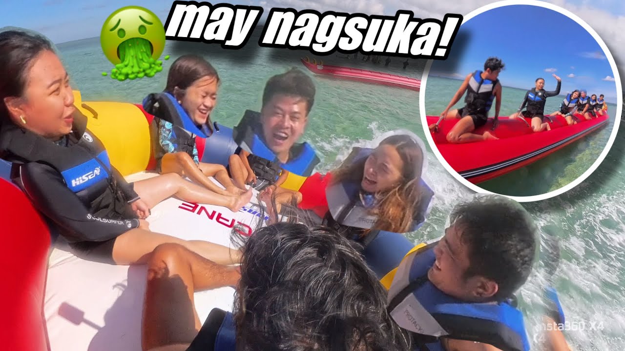 First Time Trying INTENSE WATER ACTIVITIES! + MAY NAGSUKA AT NAHILO! | Sai Datinguinoo