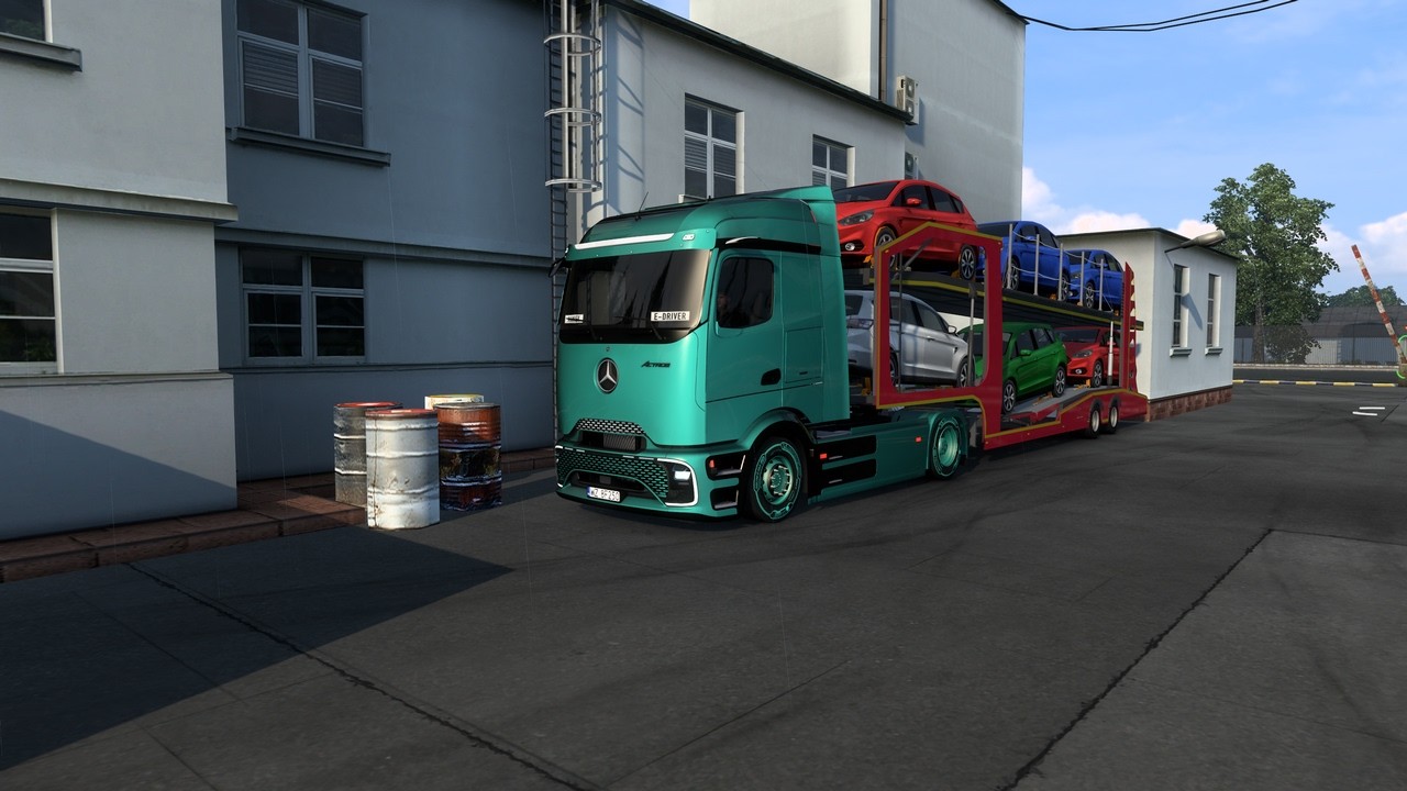 ETS2 | Maniek E-Driver | Trasa (Polska) Olsztyn - Ostrołęka | Euro Truck Simulator 2 🚚