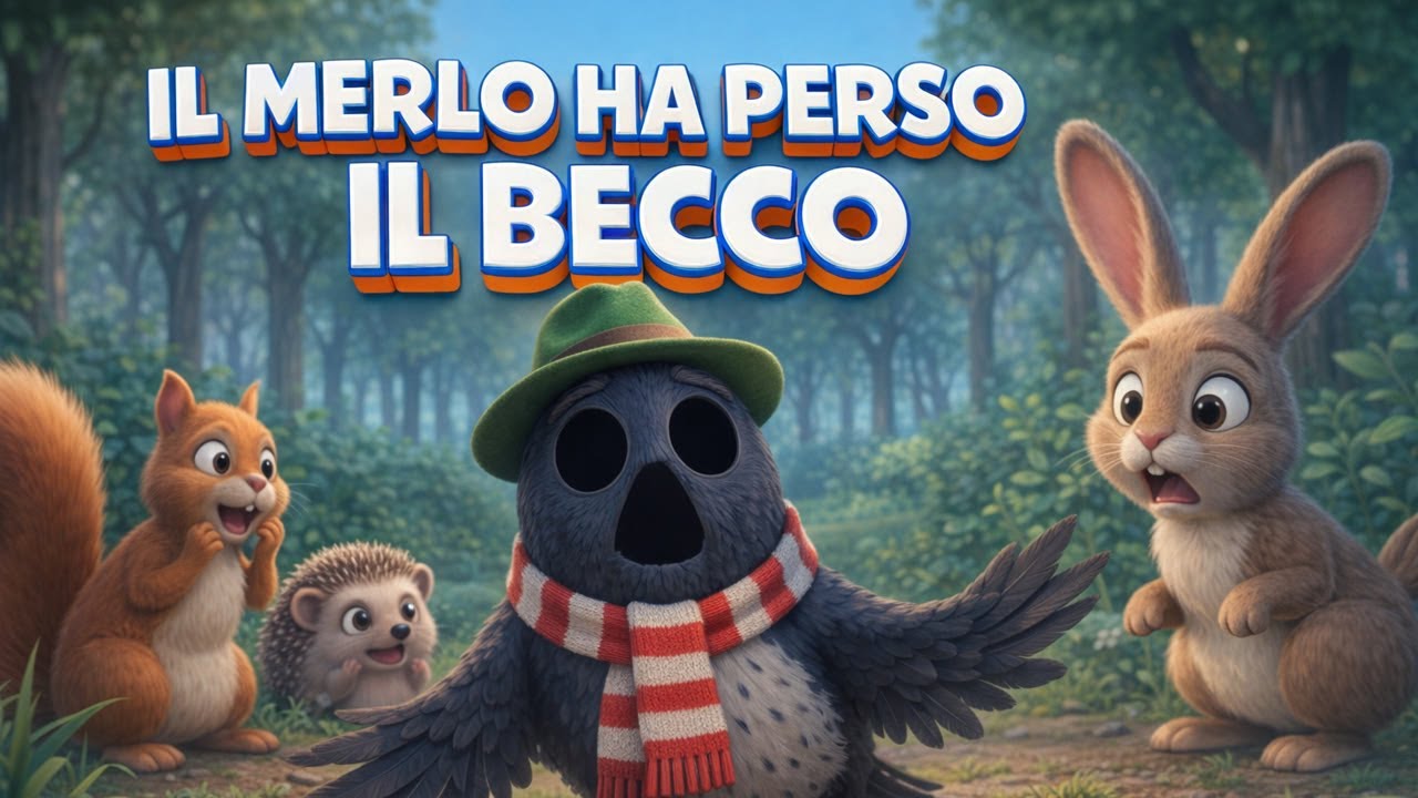 Il Merlo Ha Perso Il Becco 🐦 🎶 | Canzoni per Bambini | Imparare Giocando