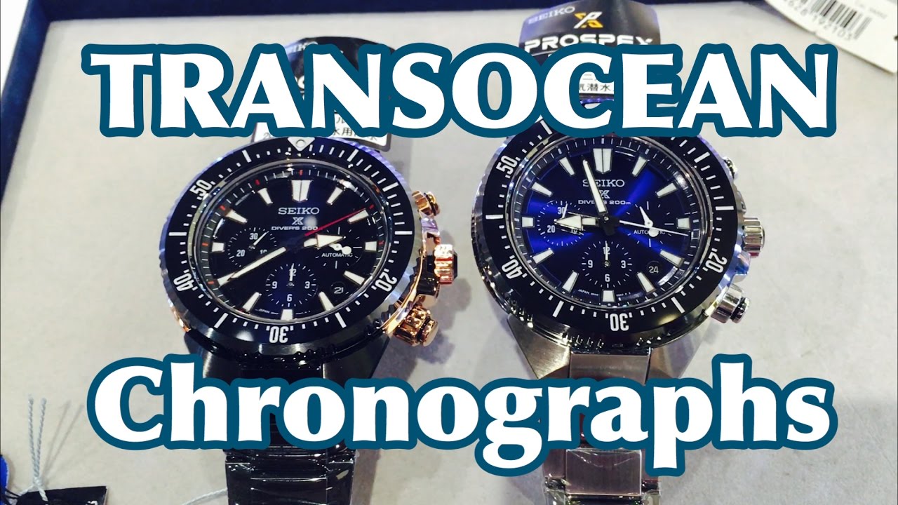 SEIKO TRANSOCEAN CHRONOGRAPH SBEC002 SBEC003