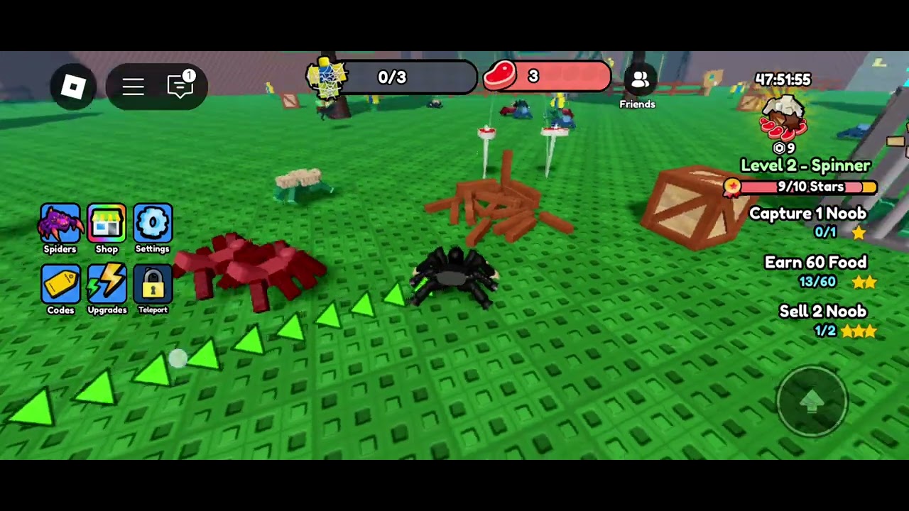 roblox playing Spider army
