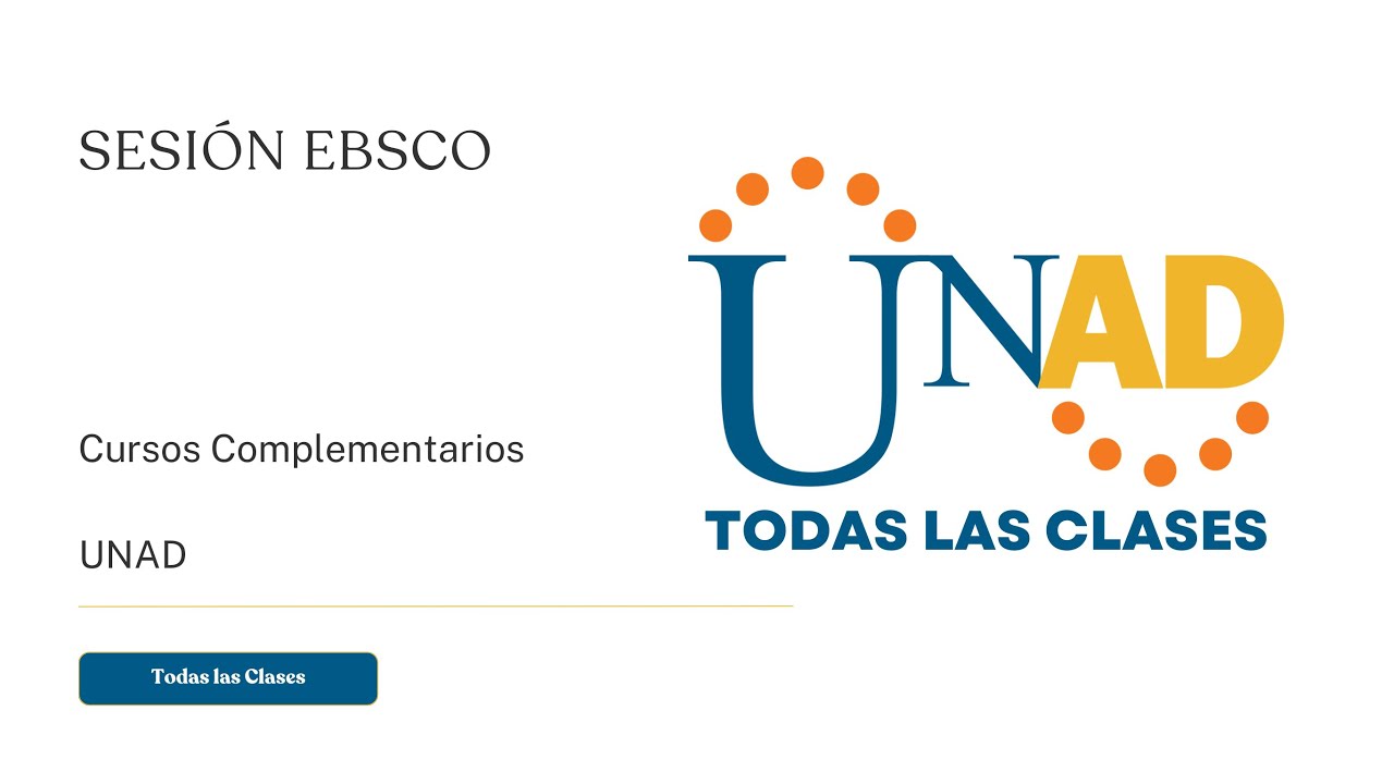 SESIÓN EBSCO | UNAD