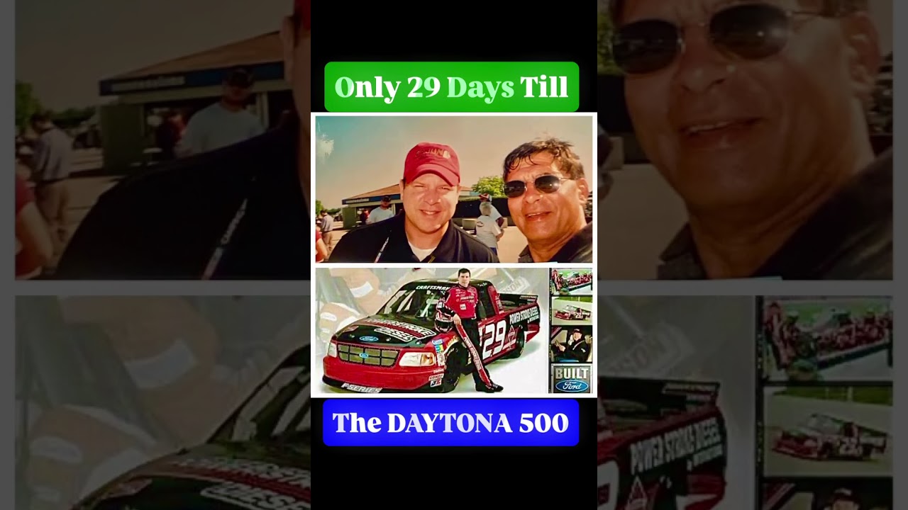 Only 29 Days Till The Daytona 500 !!!!!! 2nd Video, Jeff Burton, Scott Wimmer,