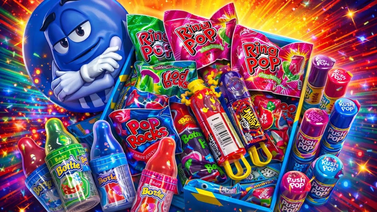 ASMR Nostalgic Candy Unboxing ✨ (Crinkles, Tapping, No Talking)