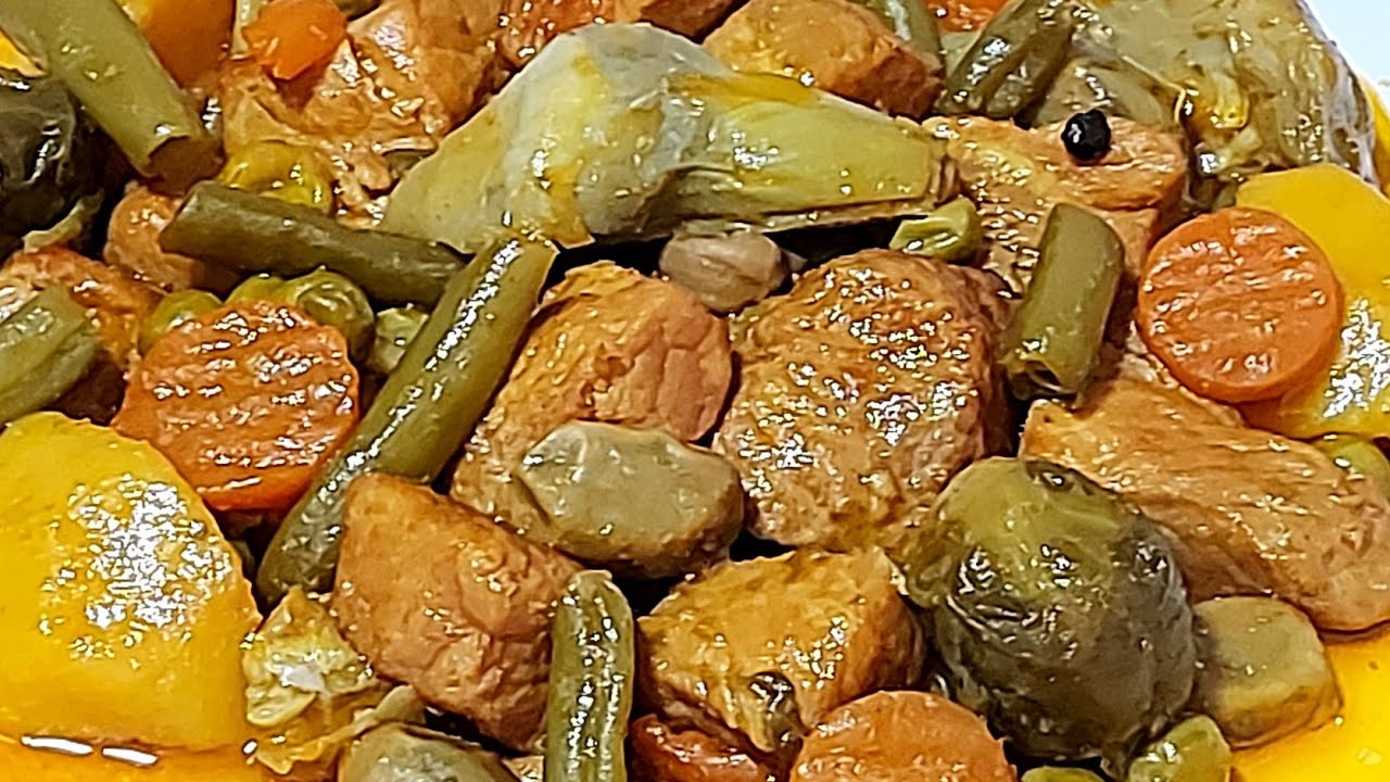 ✅RECETA RÁPIDA✅CARNE CON MENESTRA 🥕🥔🥦// BEATRIZ COCINA