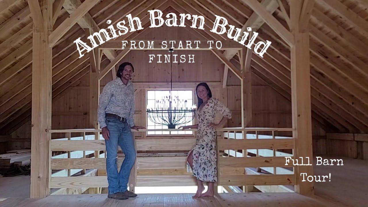 DIY Amish Barn Build & Tour