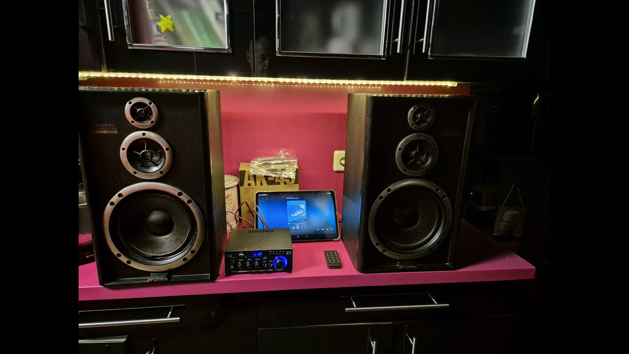 Prueba Sonido - Amplificador low cost Romicta AK-45 y Altavoces Sansui S U570