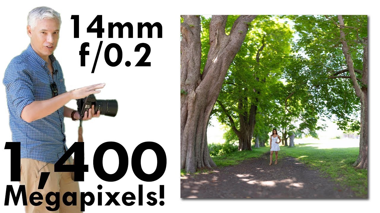 IMPOSSIBLE Portrait: 14mm, f/0.2, 1400 MEGAPIXELS! The Brenizer Method