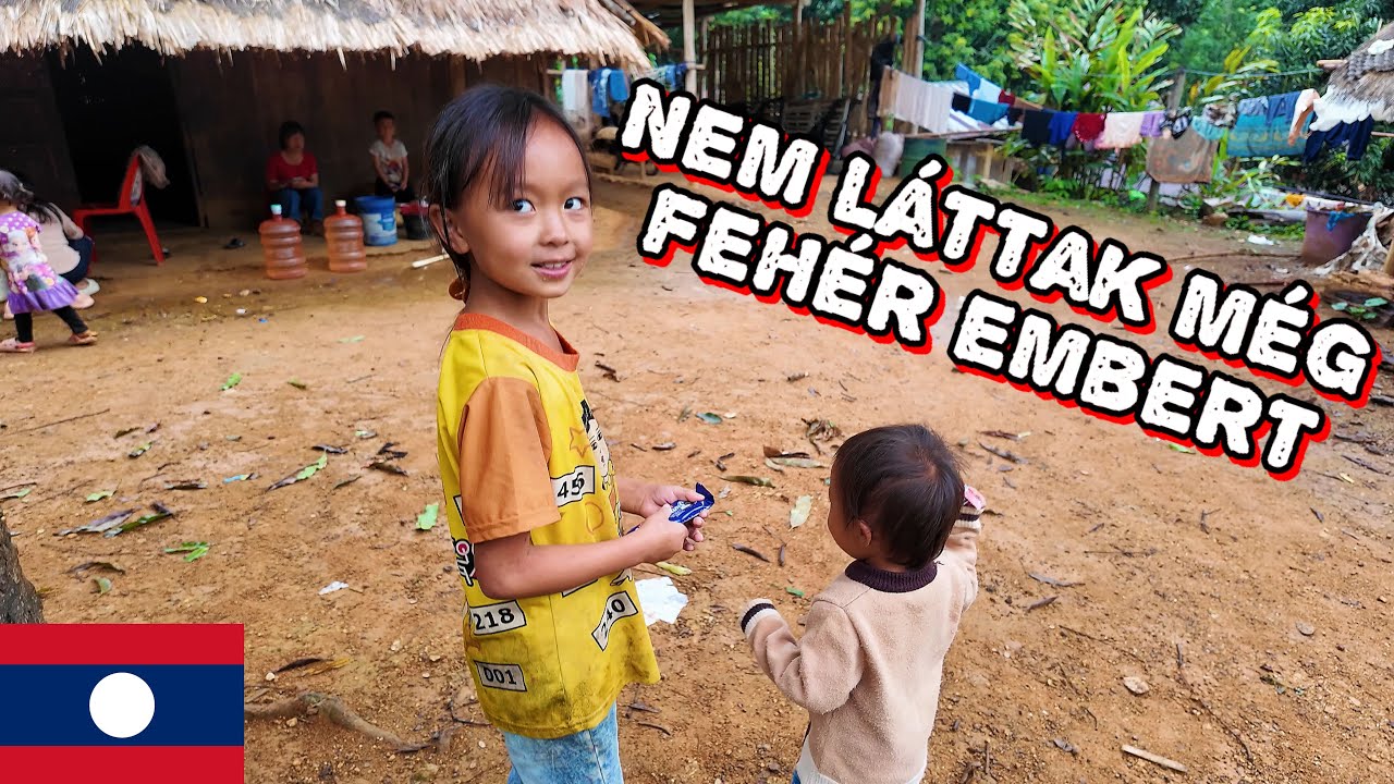 BAMBUSZ VISKÓBAN ALUDTAM A DZSUNGEL KÖZEPÉN 🇱🇦 Laosz