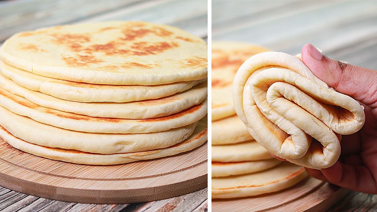 Eggless Butter Naan | Tawa Butter Naan Recipe | Yummy