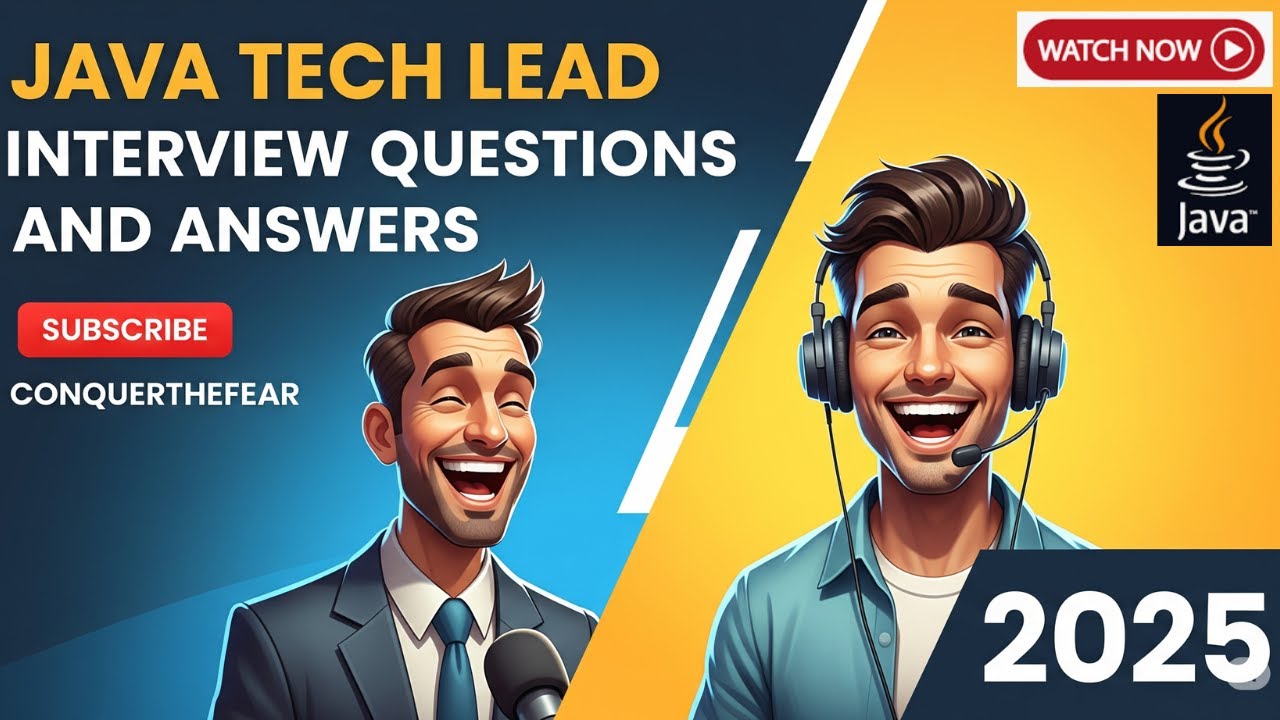 Java Lead Developer : Scenario-Based Interview Questions Everyone Must Prepare | conquerthefear