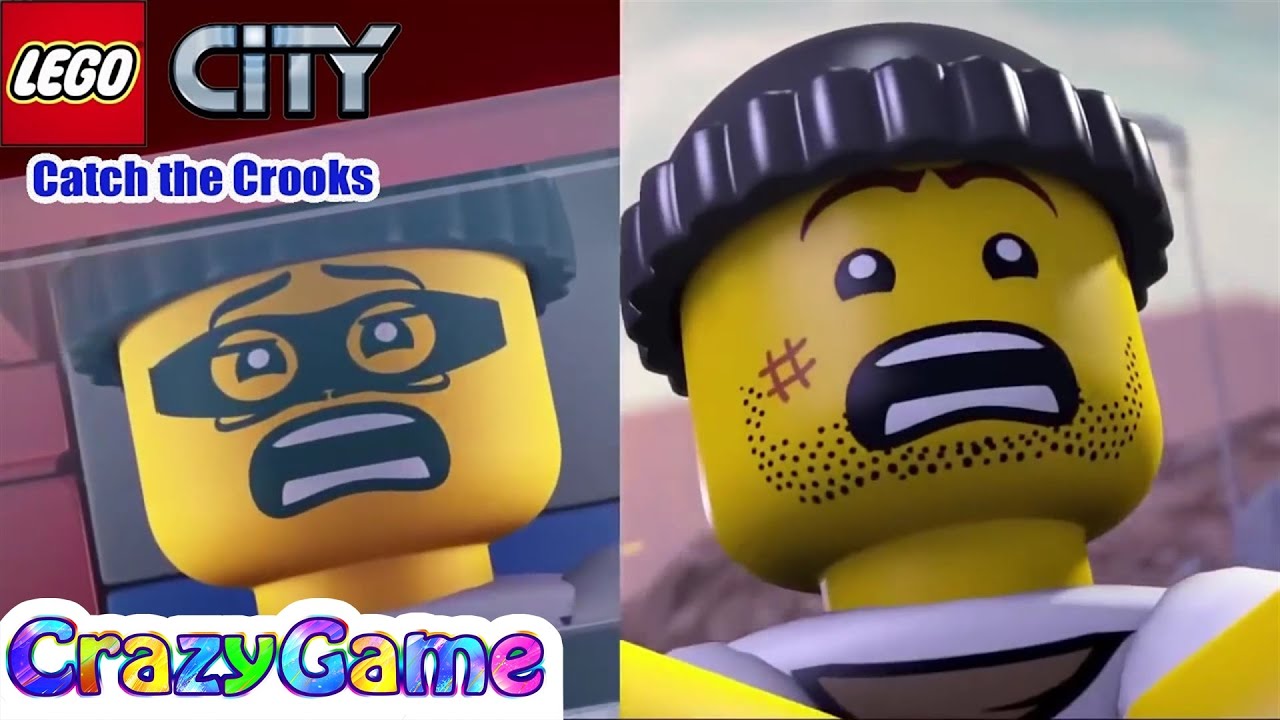 Lego City Elite Police Station Catch the Crooks Full Mini Movie Complition