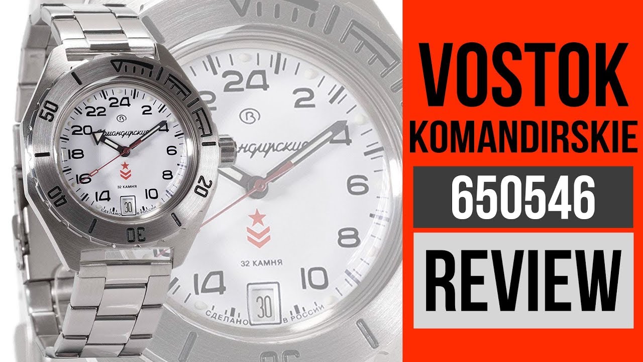 Vostok Komandirskie 24-hour Automatic watch 650546 Review