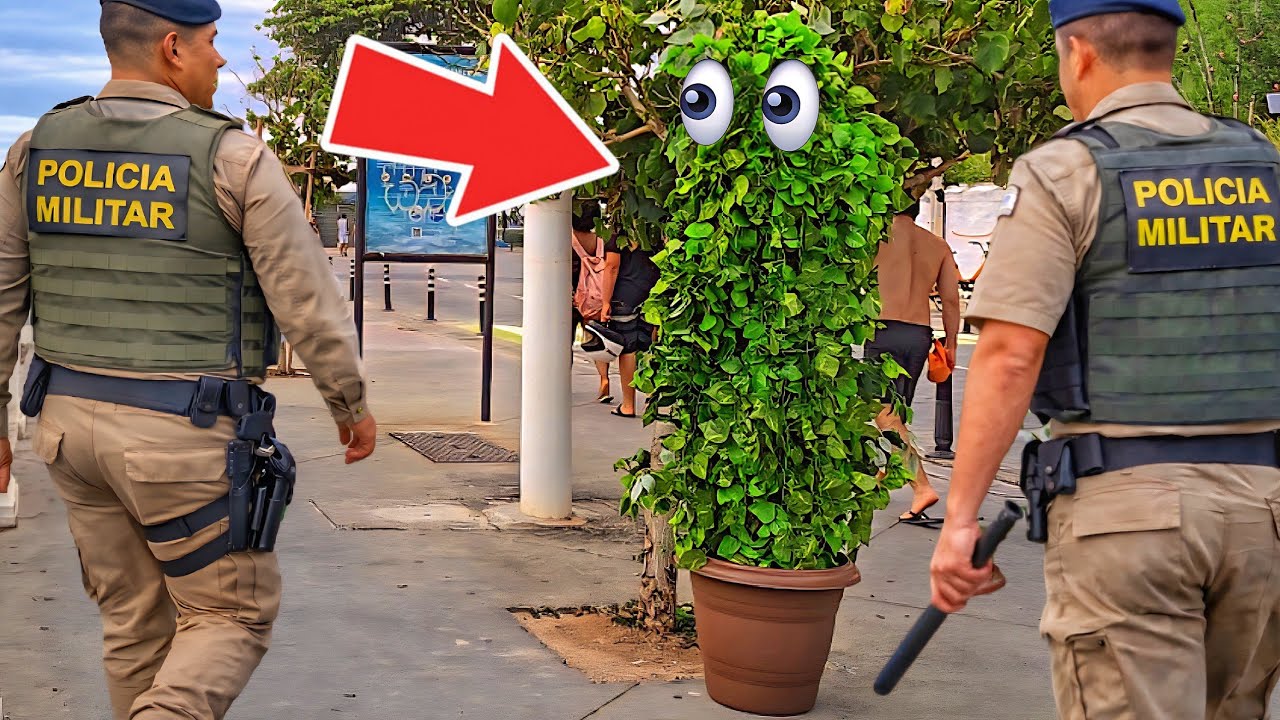 Pegadinha Homem Moita - QUE SUSTOOO DA PO***