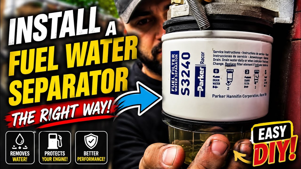 How I Install a Fuel Water Separator Filter