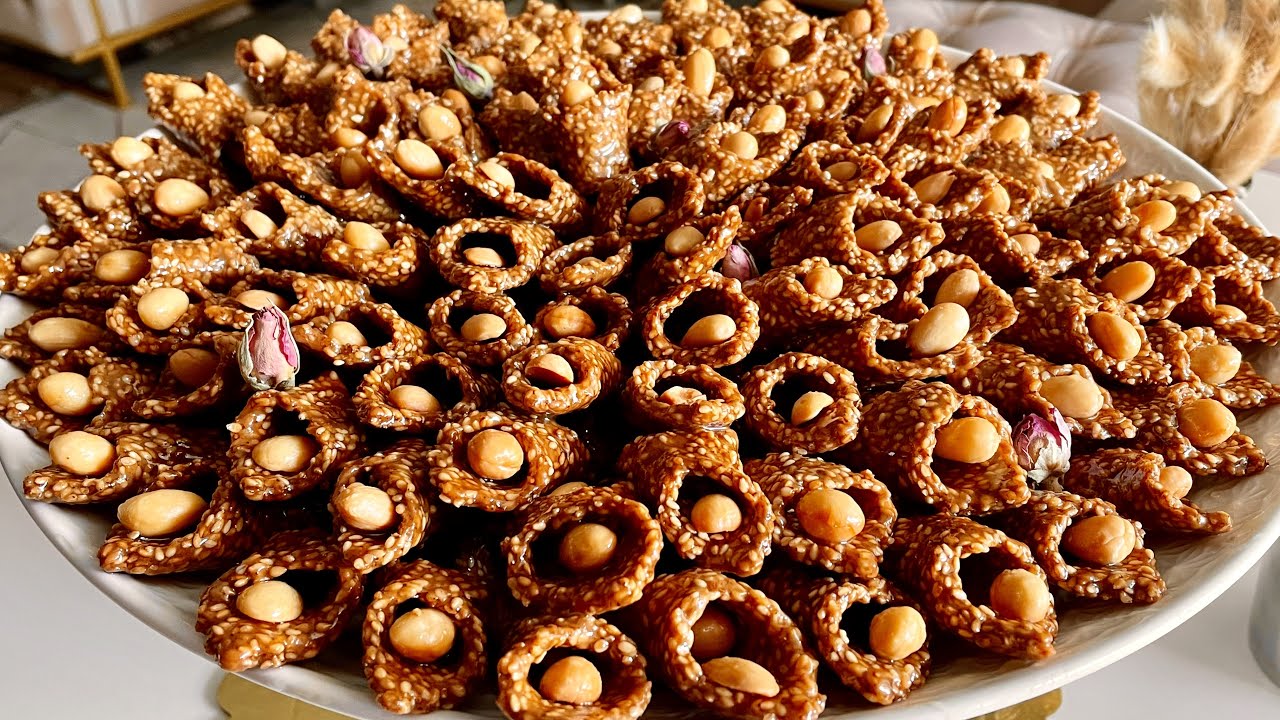 blighates au sésames babouches ou souliers gâteaux au miel, ramadan2022