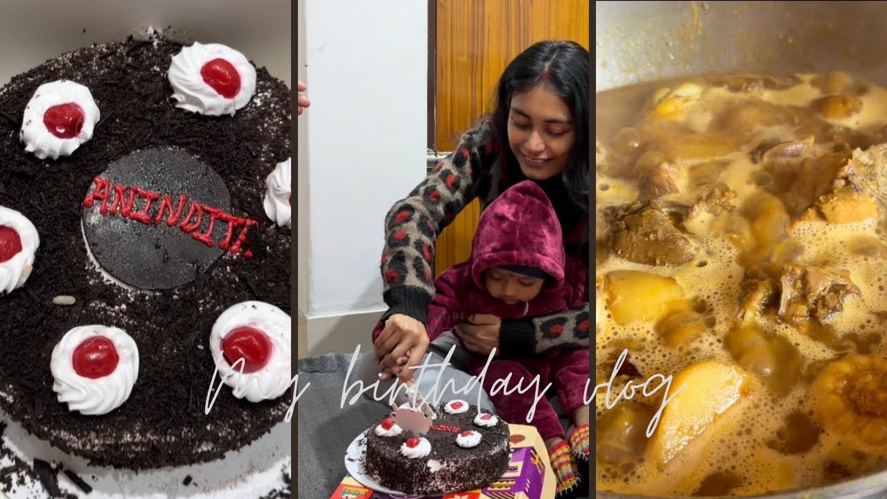 আমার জন্মদিনের ব্লগ 🎂 | cooking chicken 🍗 | gardening | 