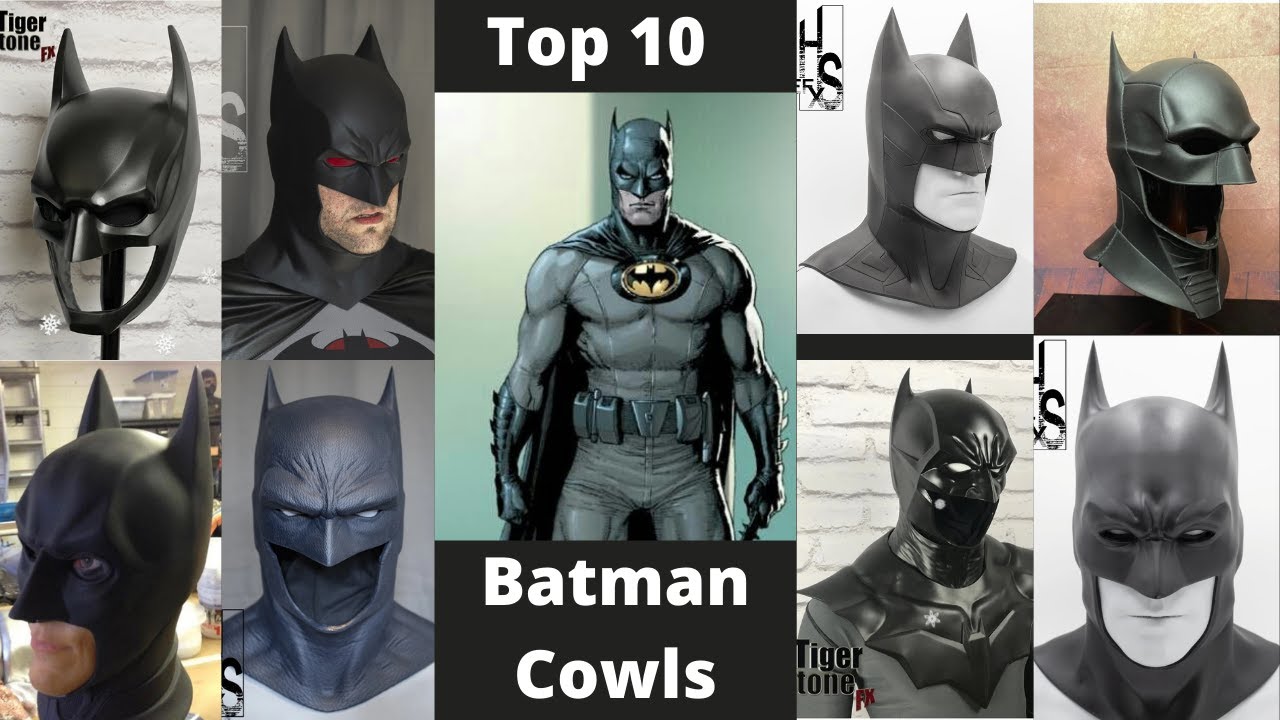 Top 10 Batman Cowls