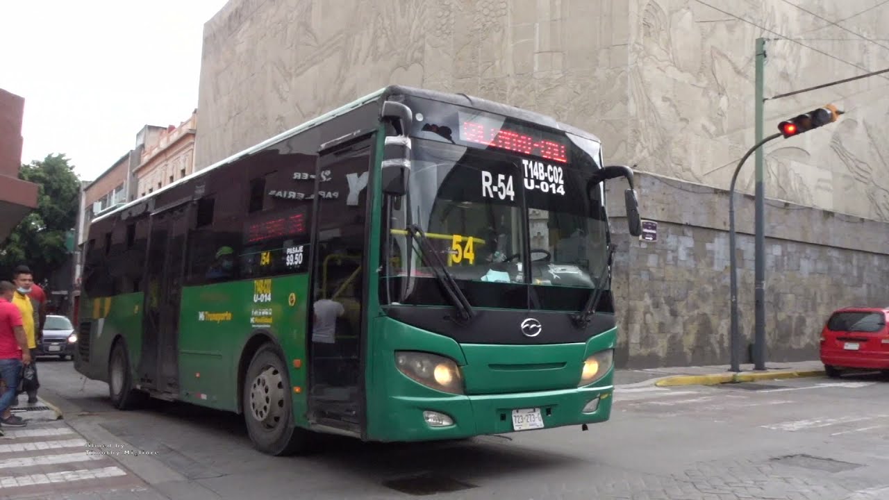 Buses in Guadalajara, Mexico 2021