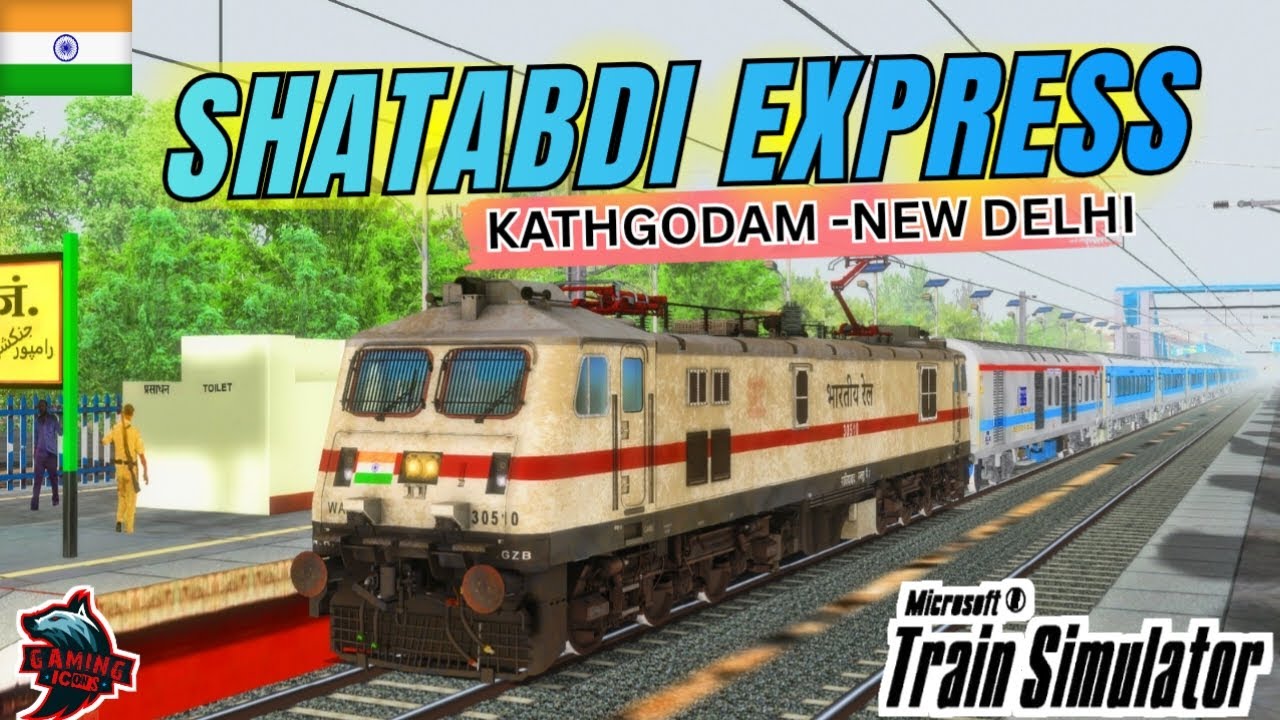 🔴KITNA LATE HOGA NEW DELHI POUCHNE ? | 12039 KATHGODAM - NEW DELHI SHATABDI EXPRESS #shortslive