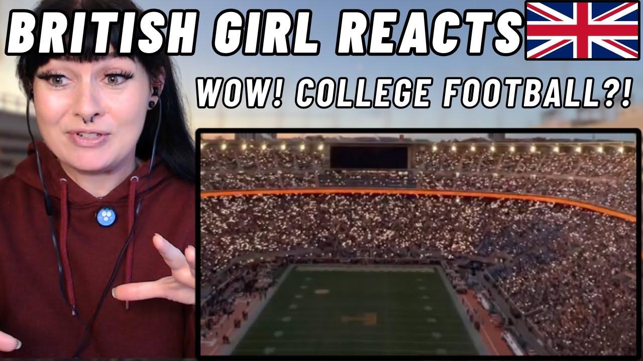 BRITISH Girl Reacts to The BEST College Football Crowds/Atmospheres!!