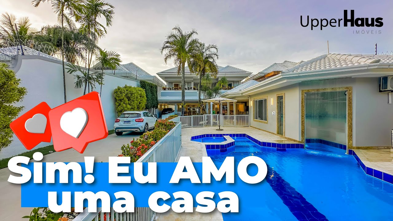 SUA BUSCA ACABOU! Casa com infra total em localização perfeita na Barra da Tijuca!