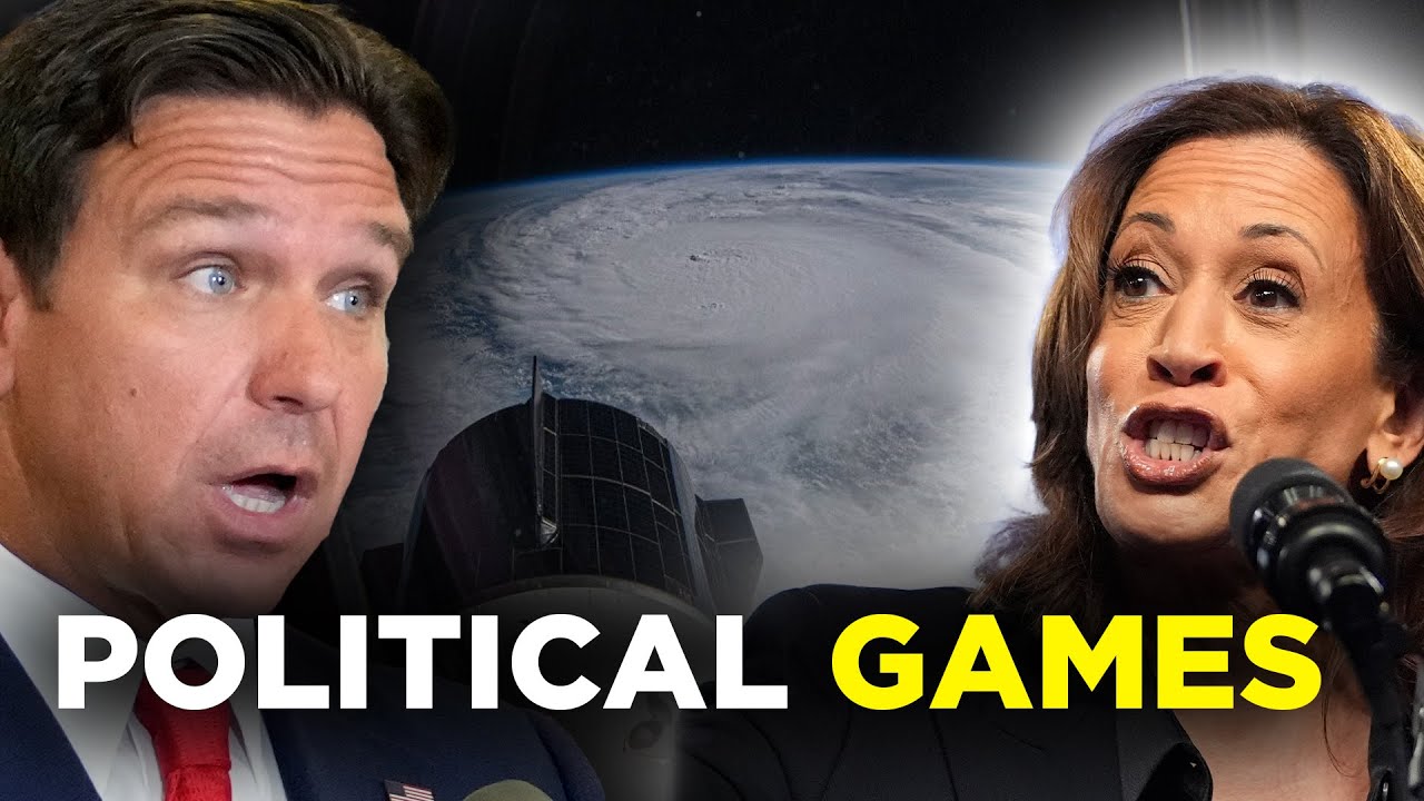 Gov. DeSantis & Harris PUBLICLY FEUD Over FEMA FUNDS As COLASSAL HURRICANE MILTON THREATENS FLORIDA