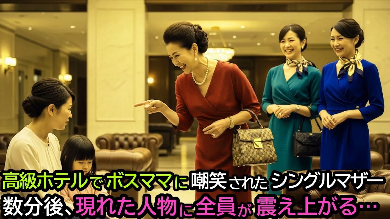 高級ホテルでボスママに嘲笑されたシングルマザー。しかし数分後、現れた人物に全員が震え上がる…