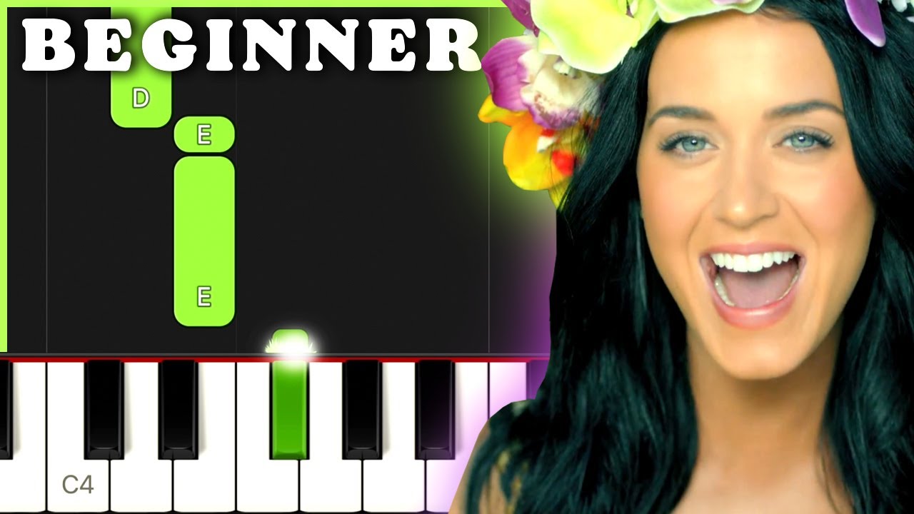 Roar - Katy Perry | BEGINNER SYNTHESIA PIANO TUTORIAL