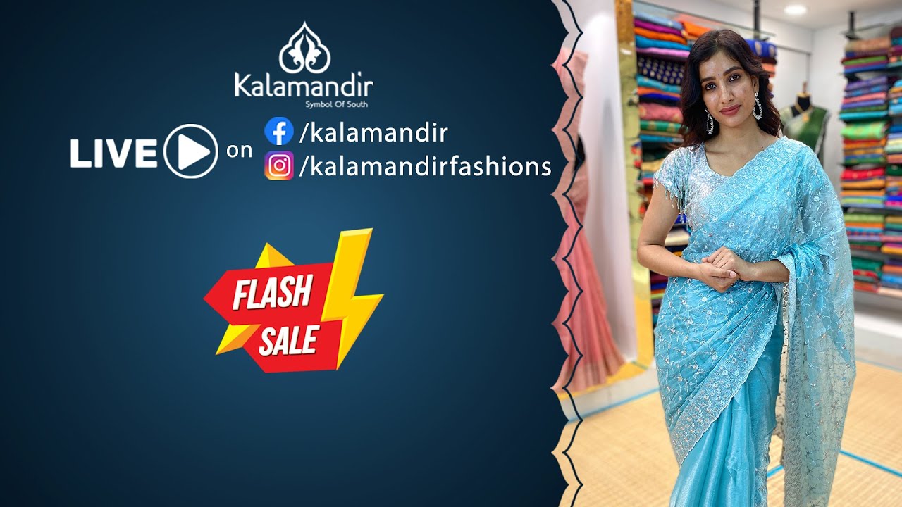 Flash Sale | WhatsApp Number 9852 9852 99 | Kalamandir Sarees LIVE