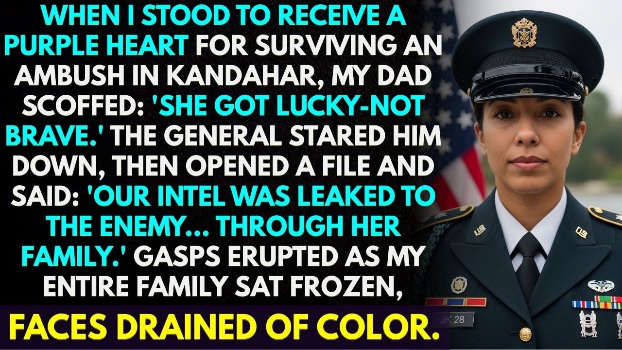 At My Purple Heart Ceremony, My Family Ridiculed Me - Until the Shocking Truth Came Out.