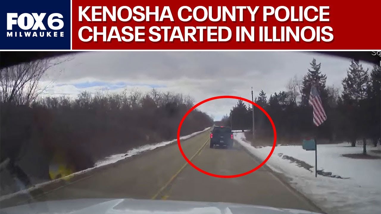 Kenosha County police chase started in Illinois | FOX6 News Milwaukee