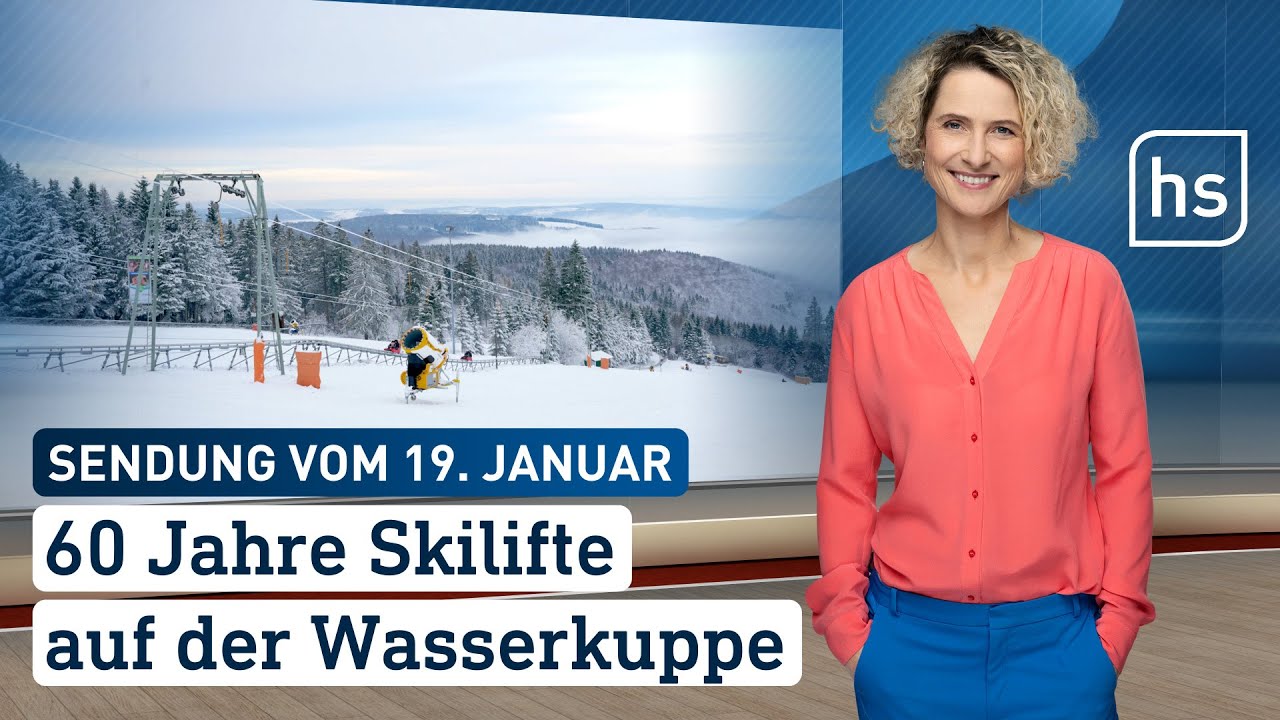60 Jahre Skilifte auf Wasserkuppe | hessenschau vom 19.01.2024