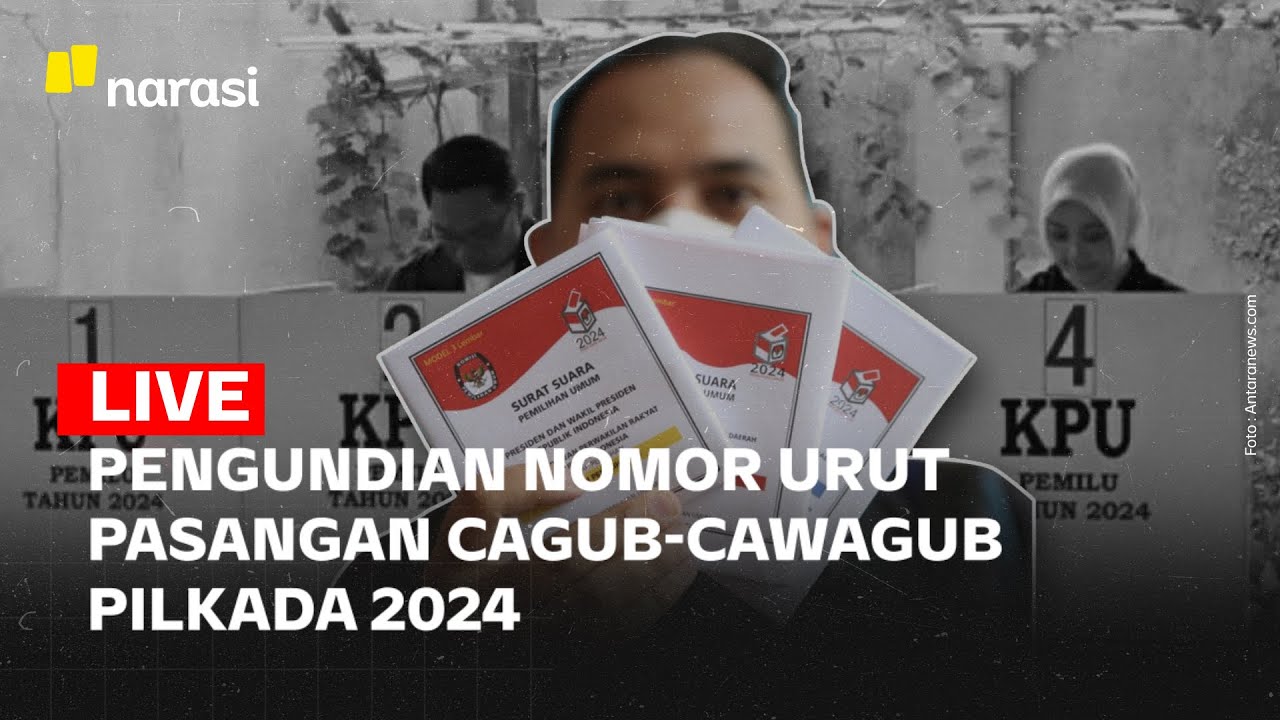 [LIVE] Penentuan Nomor Urut Cagub-Cawagub Jawa Timur | Narasi Daily