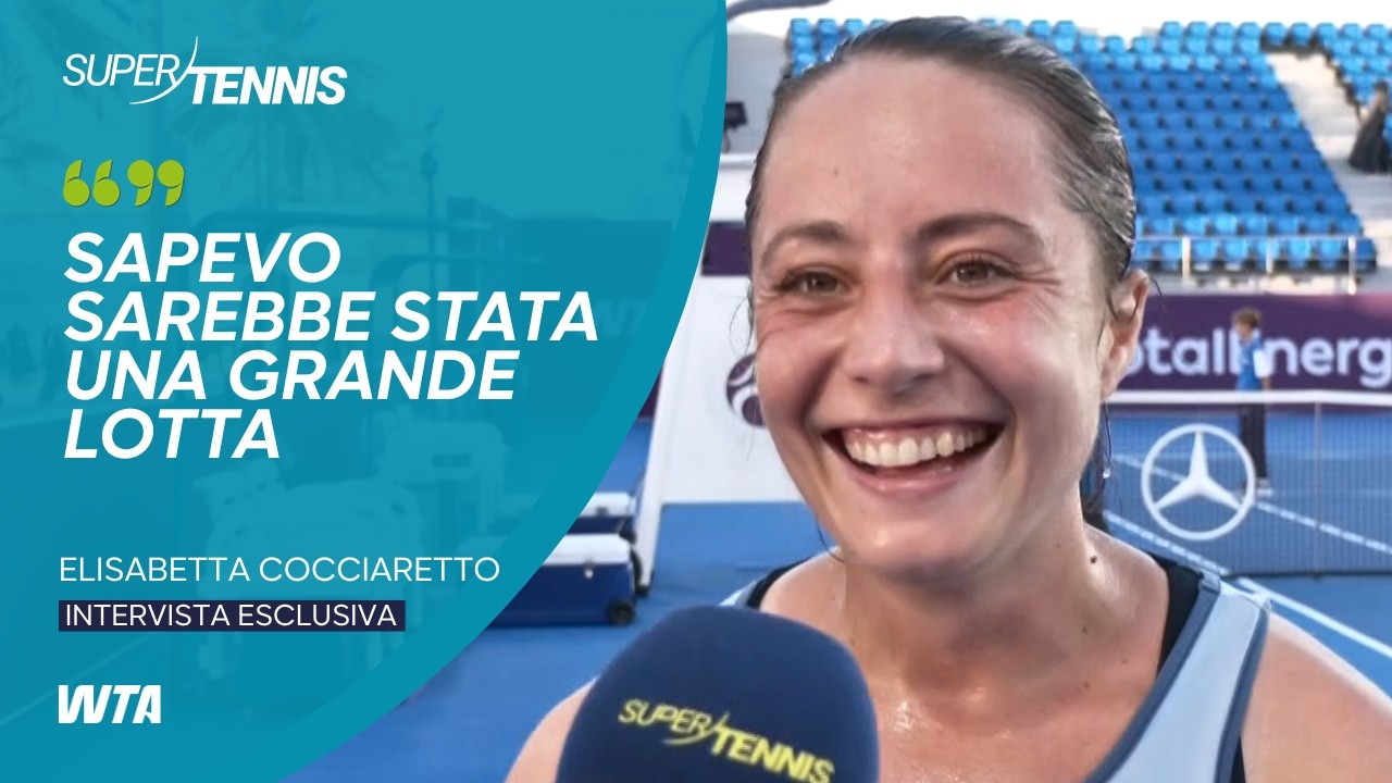 Le parole di Elisabetta Cocciaretto dopo la vittoria su Li nei quarti del WTA 1000 di Doha