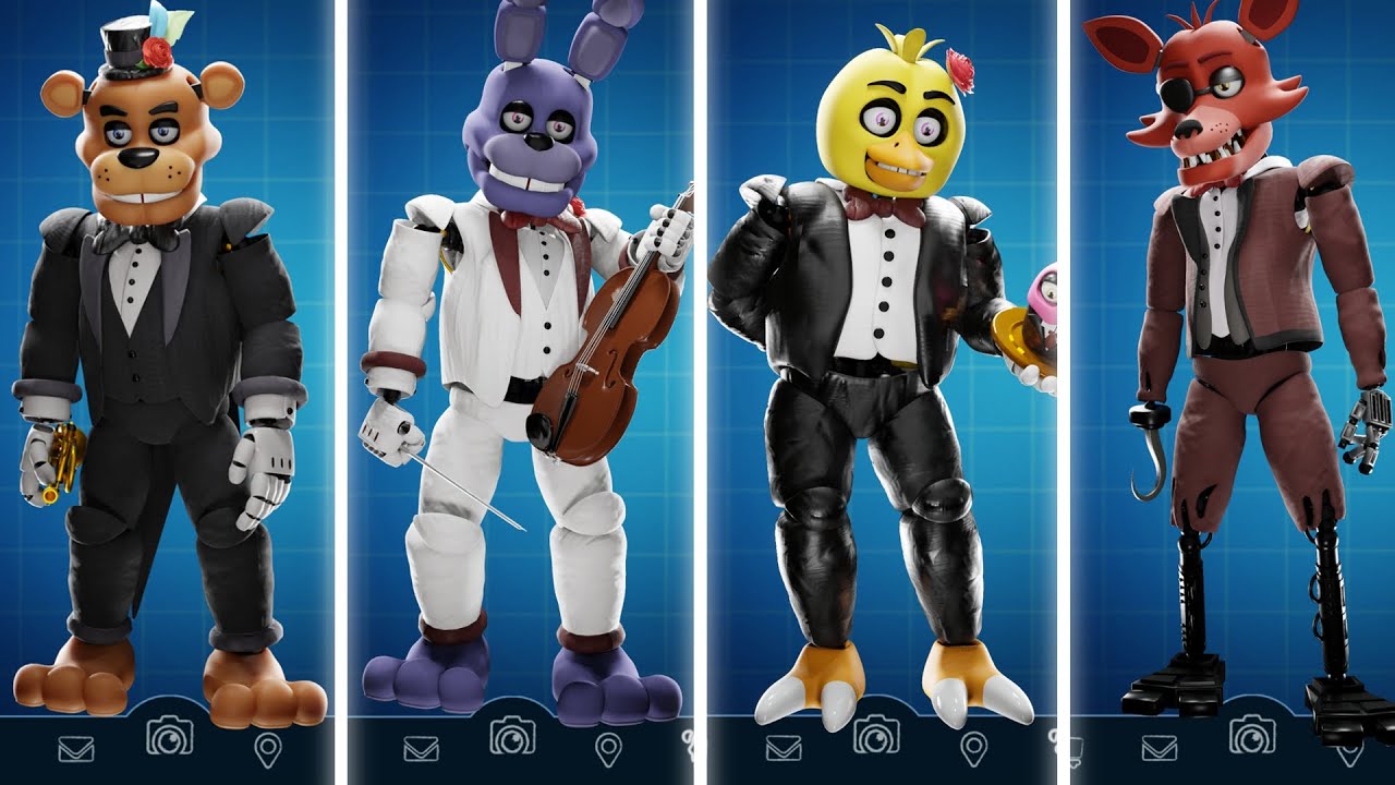 FNAF AR Big Band Animatronics Workshop Animations