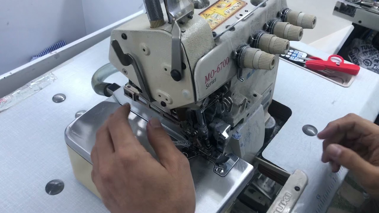 Juki MO 6700 Overlok makinası dikiş ayarı nasıl yapılır/Makina tamiri/Overlok makinası 6716S serisi