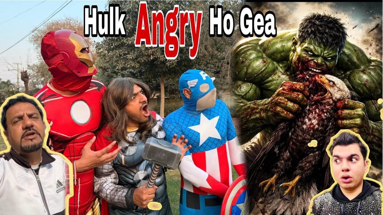 Hulk Khaternak Ho Gea Waleed or Mamu ki Khair Ni 👹 Avangers