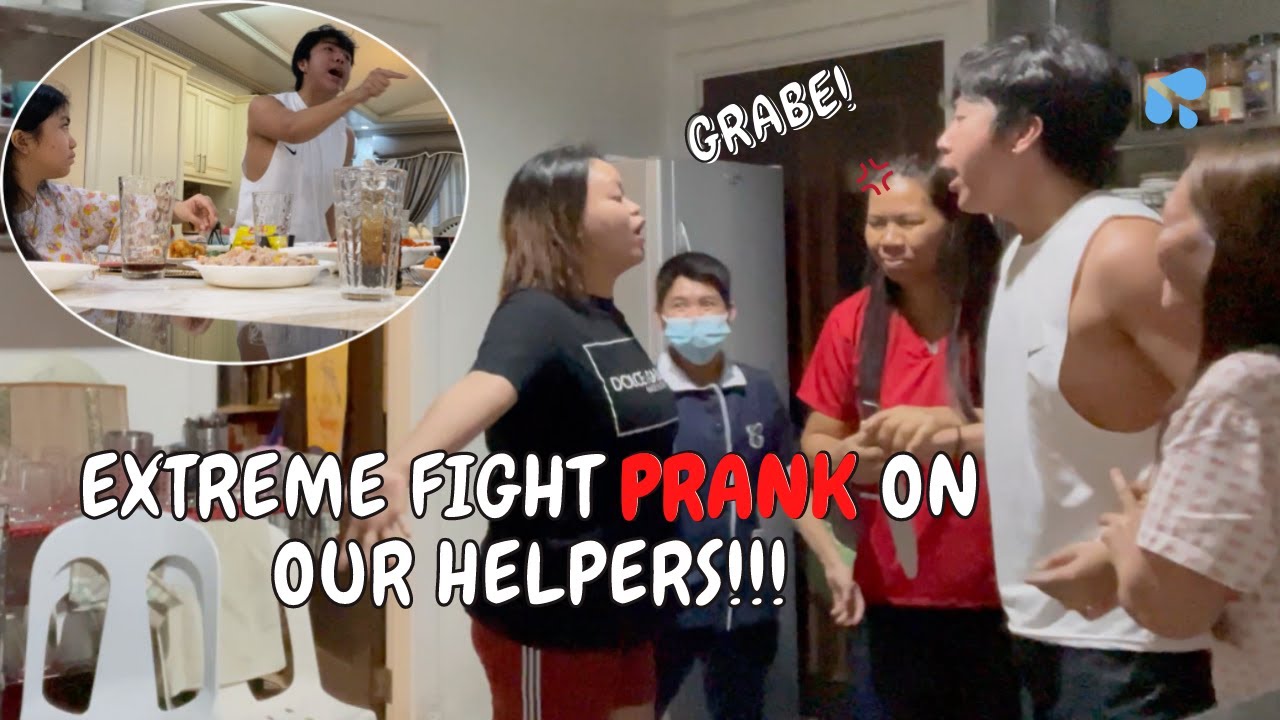 PRANKING OUR ATE’s! we had a huge fight!
