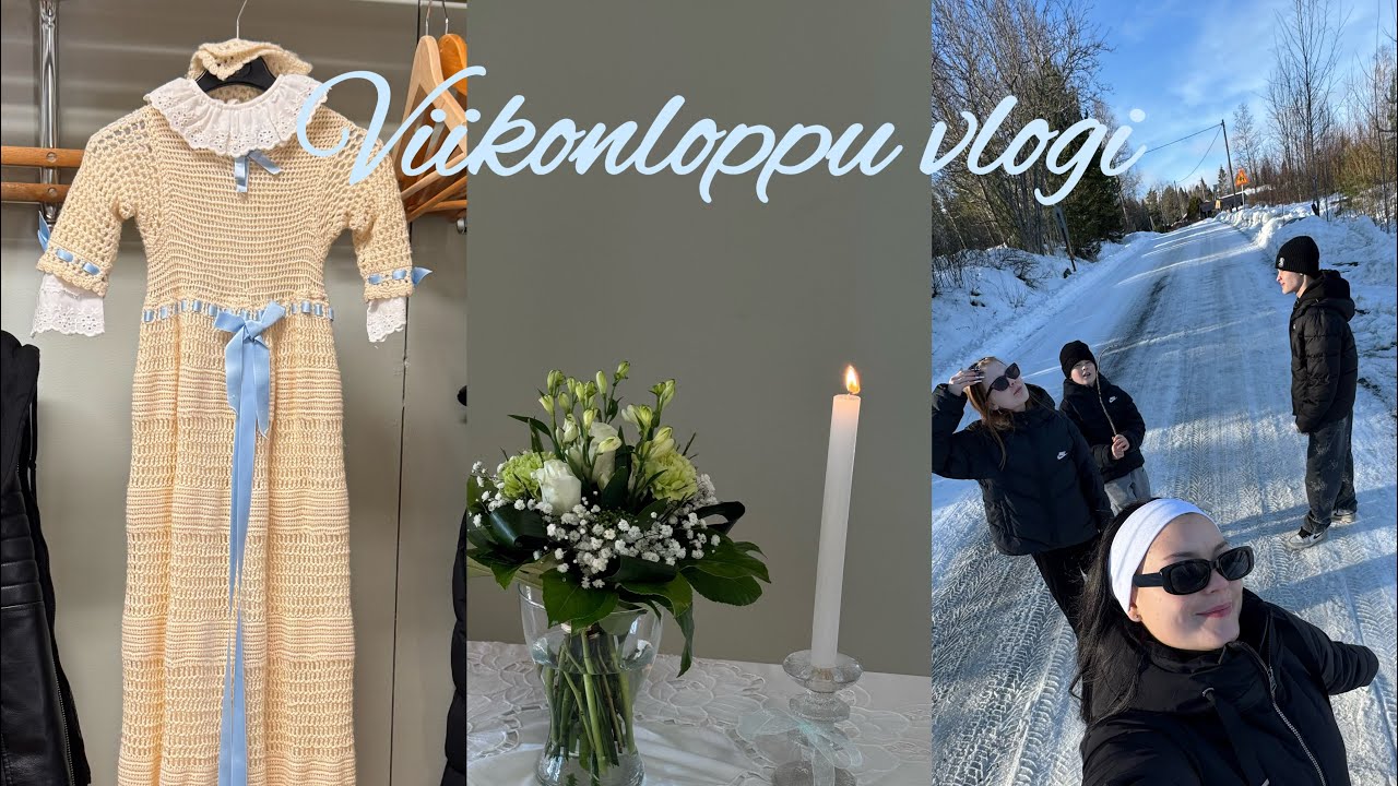 VIIKONLOPPU VLOGI | pikkuveljen ristiäiset🩵