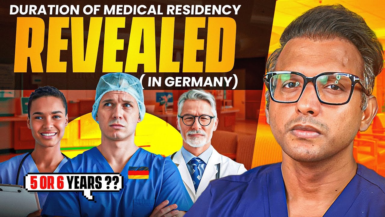 🚨DURATION of MEDICAL RESIDENCY in Germany?(EXAMPLE DEMO with PLASTIC SURGERY CURRICULUM)