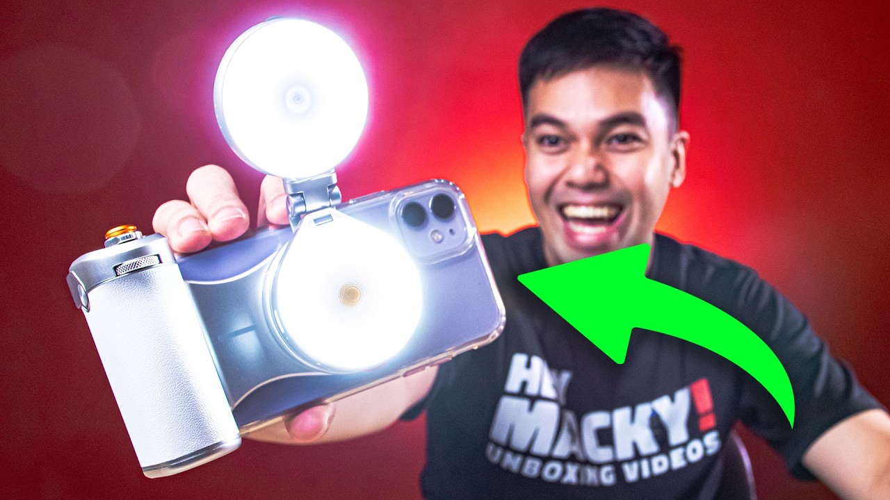 ⚡INSTANT DSLR ANG PHONE MO DITO! Telesin Pro Imaging Grip / MagSafe Selfie Ring Light & Flash