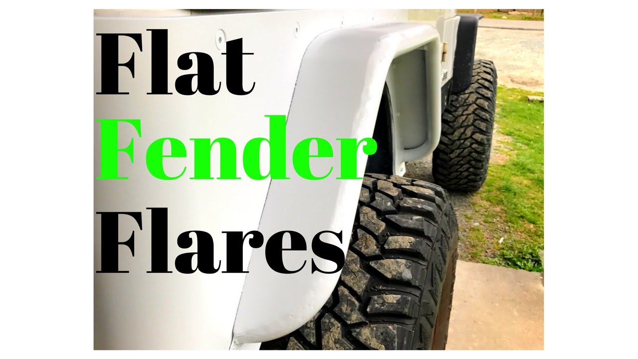 DIY Jeep Trail Tubes Fender Flares - Rear